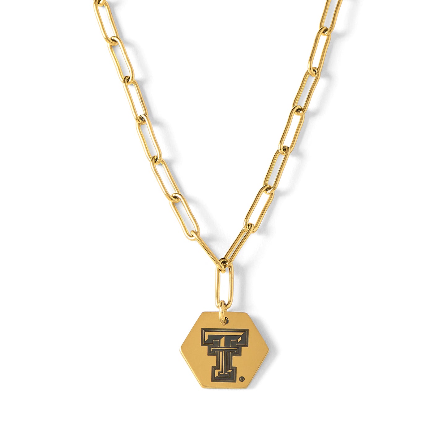 Texas Tech University Paperclip Necklace