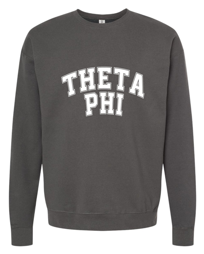 Theta Phi Alpha Sweatshirt- Crewneck Varsity Letters Design