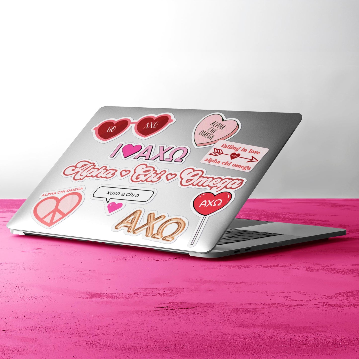 Alpha Chi Omega - Sticker Sheet- Love Theme