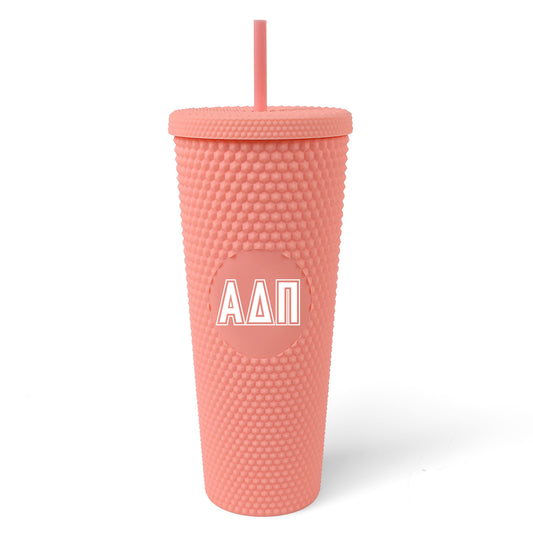 Alpha Delta Pi Studded Tumbler
