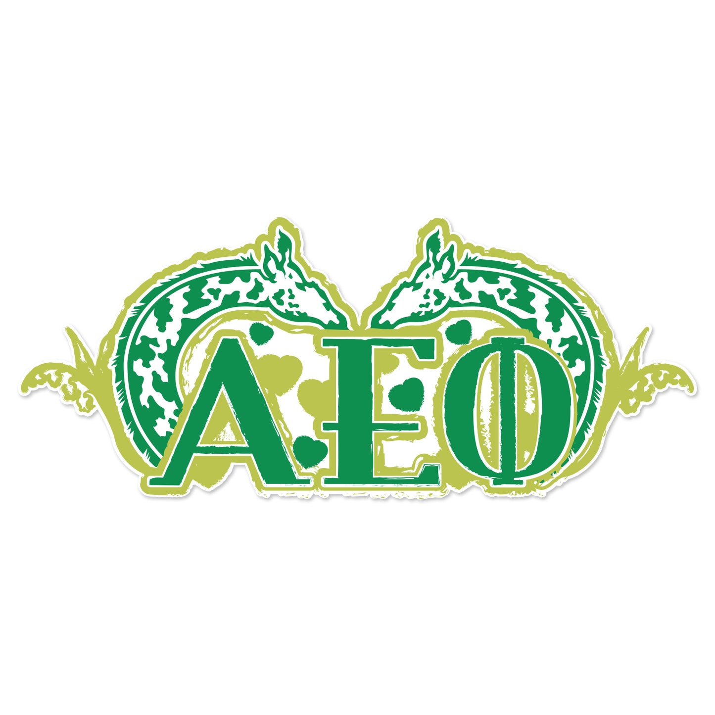Alpha Epsilon Phi Laptop Jumbo Sticker/Decal