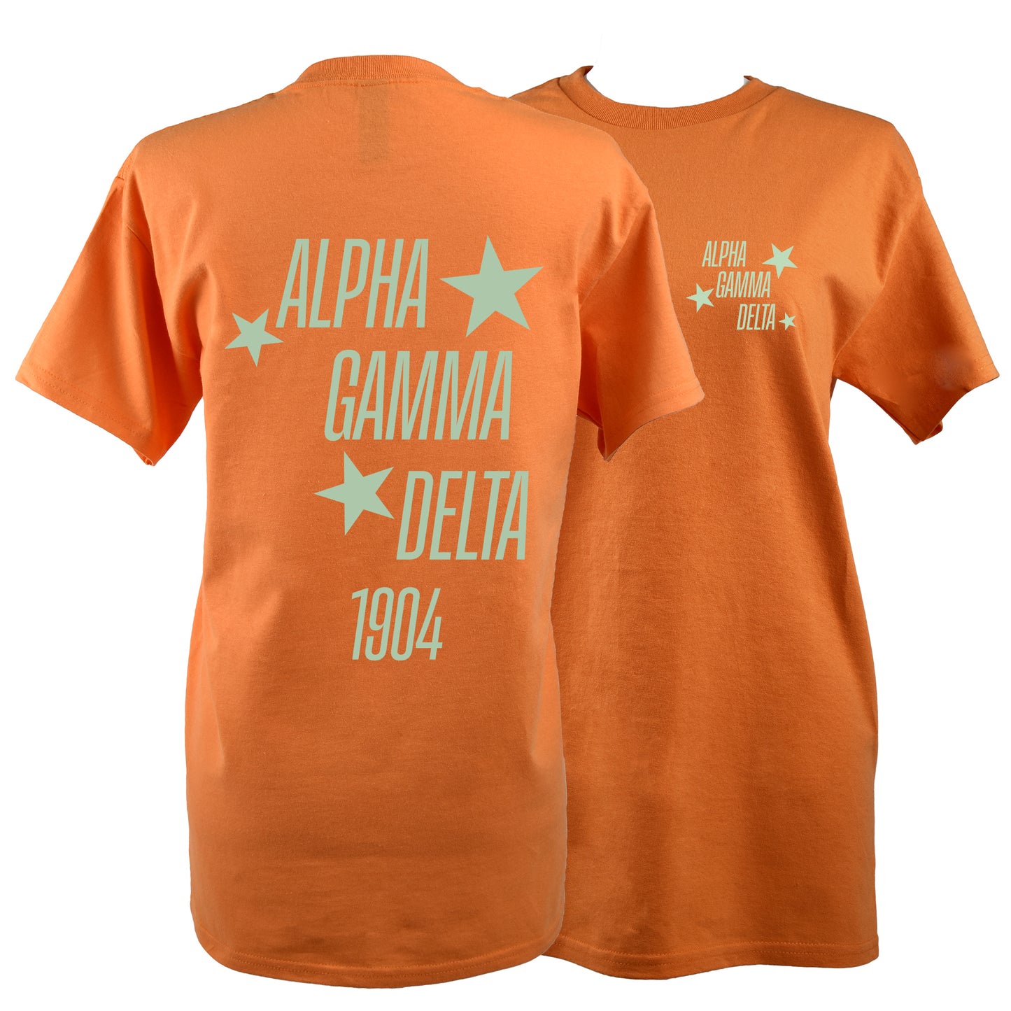 Alpha Gamma Delta T-Shirt- Showgirl Design