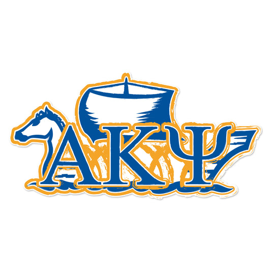 Alpha Kappa Psi Laptop Jumbo Sticker/ Decal