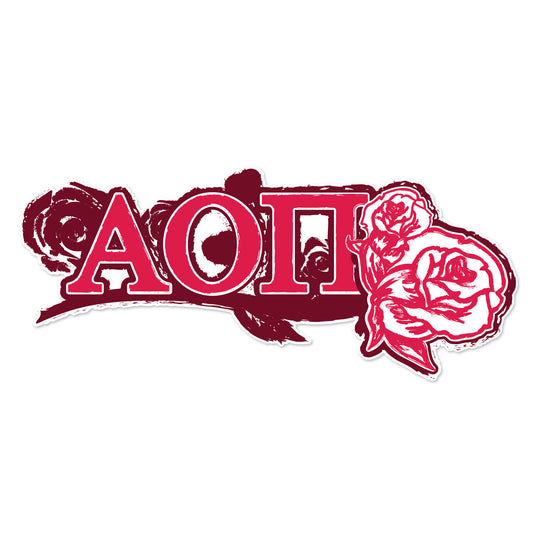 Alpha Omicron Pi Laptop Jumbo Sticker/Decal