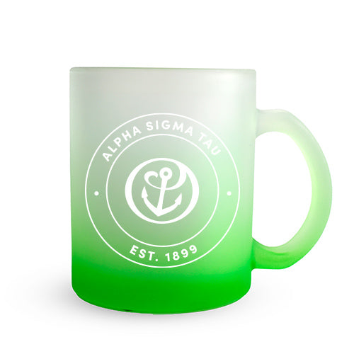 Alpha Sigma Tau Mug - Ombre Glass