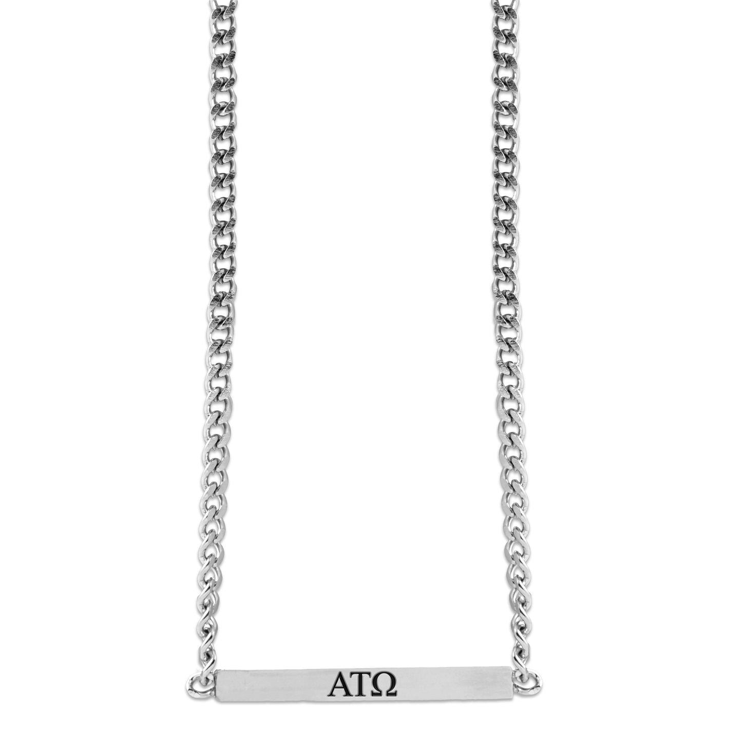 Alpha Tau Omega Fraternity Necklace- Greek Letters Pendant