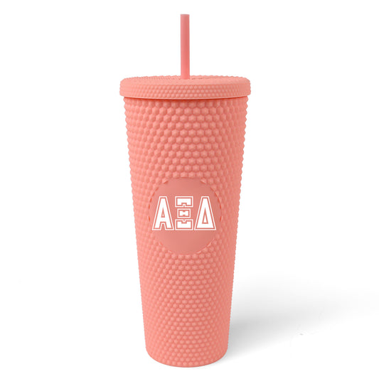 Alpha Xi Delta Studded Tumbler