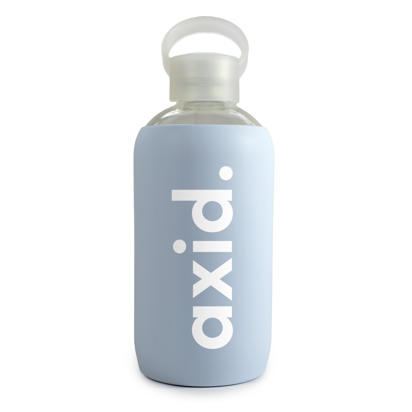 Alpha Xi Delta Glass Water Bottle with Silicone Sleeve