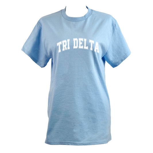 Tri Delta Sorority T-Shirt- Varsity Design