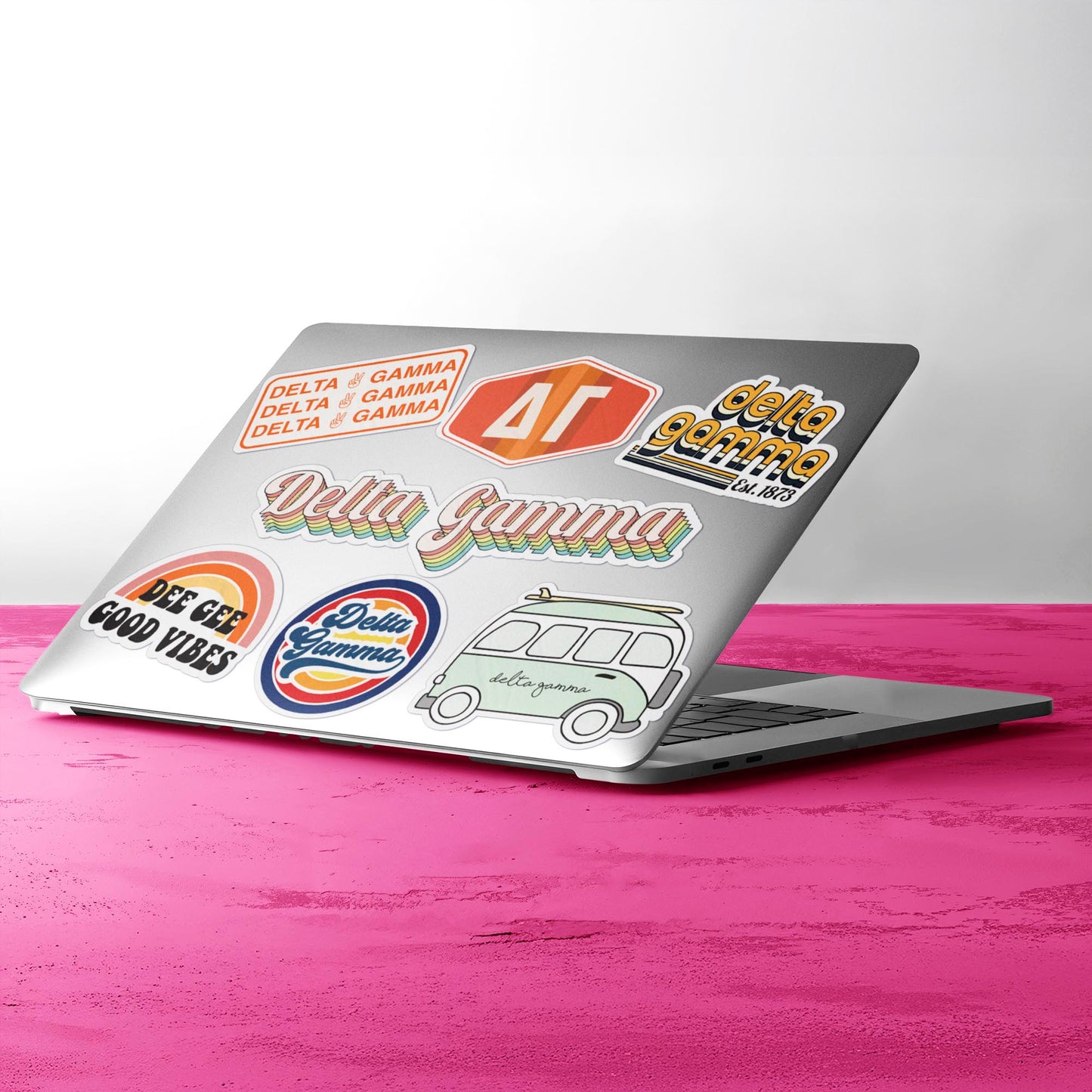 Delta Gamma Retro Sticker Sheet
