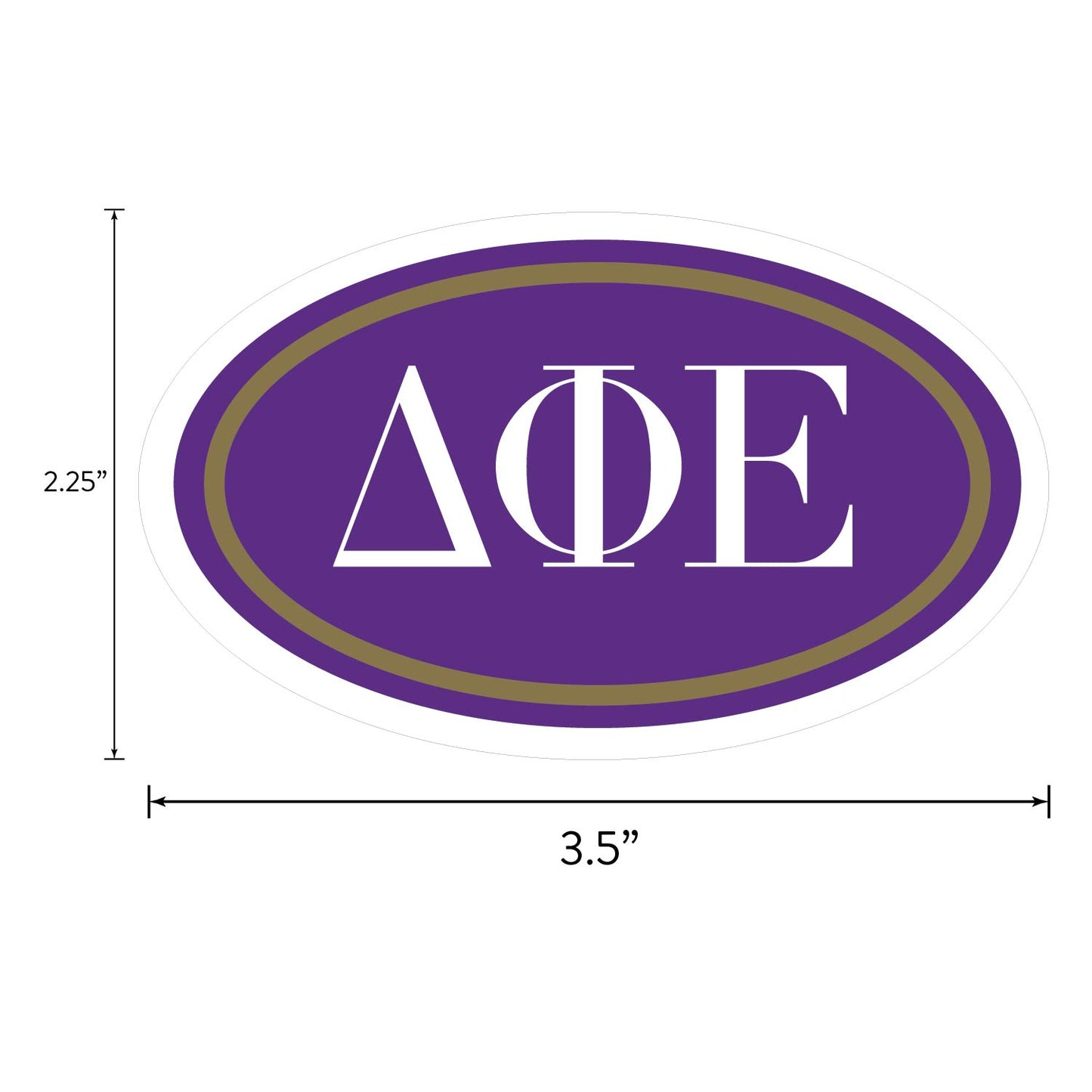 Delta Phi Epsilon Sorority Sticker Sheet- Brand Focus
