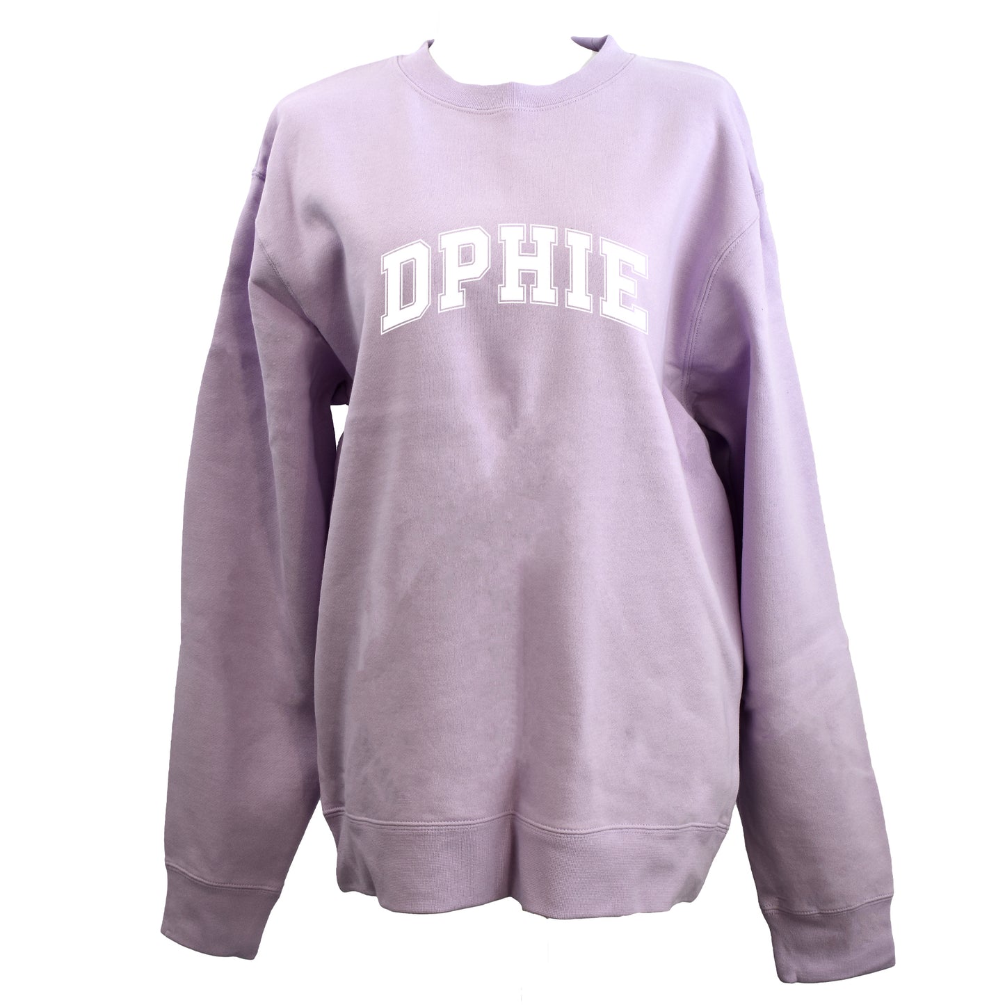 Delta Phi Epsilon Sweatshirt- Crewneck Varsity Letters Design