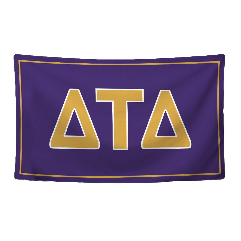 Fraternity Greek Letters Flag, Two-Color Design – SororityShop