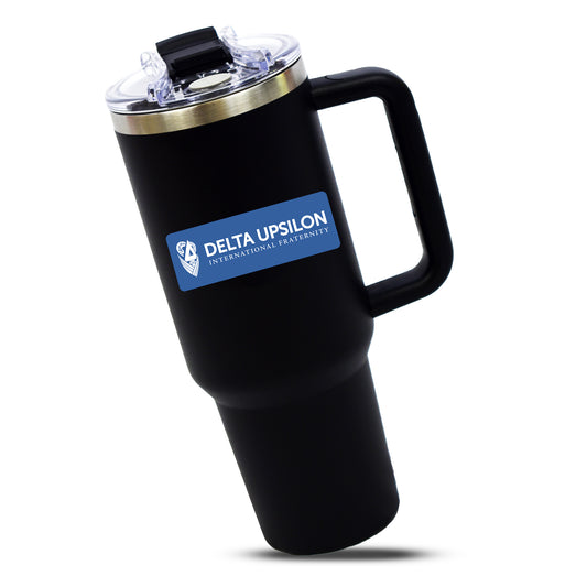 Delta Upsilon Fraternity 40oz Stainless Steel Tumbler with Handle