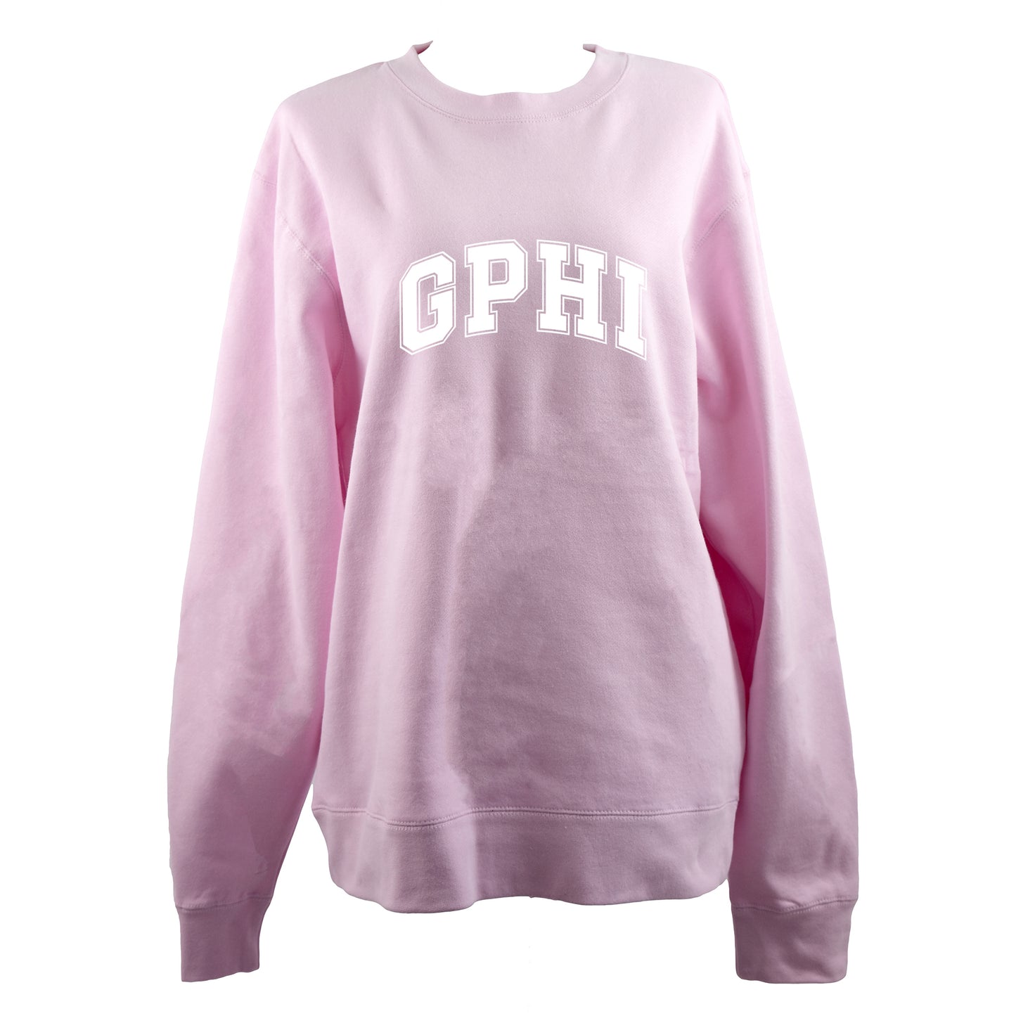 Gamma Phi Beta Sweatshirt- Crewneck Varsity Letters Design