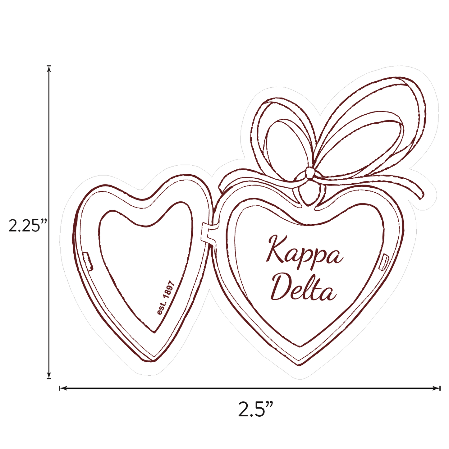 Kappa Delta Sticker Sheet- Teddy Bears and Sisterhood Love Theme