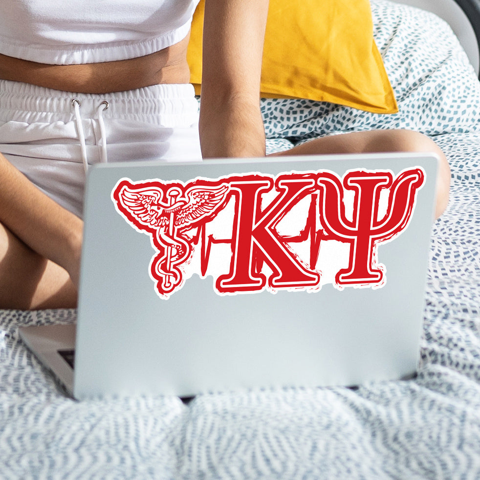 Kappa Psi Laptop Jumbo Sticker/Decal