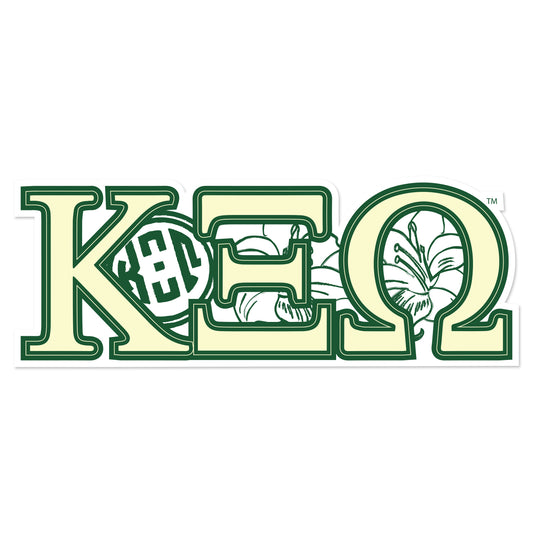 Kappa Xi Omega Laptop Jumbo Sticker/ Decal
