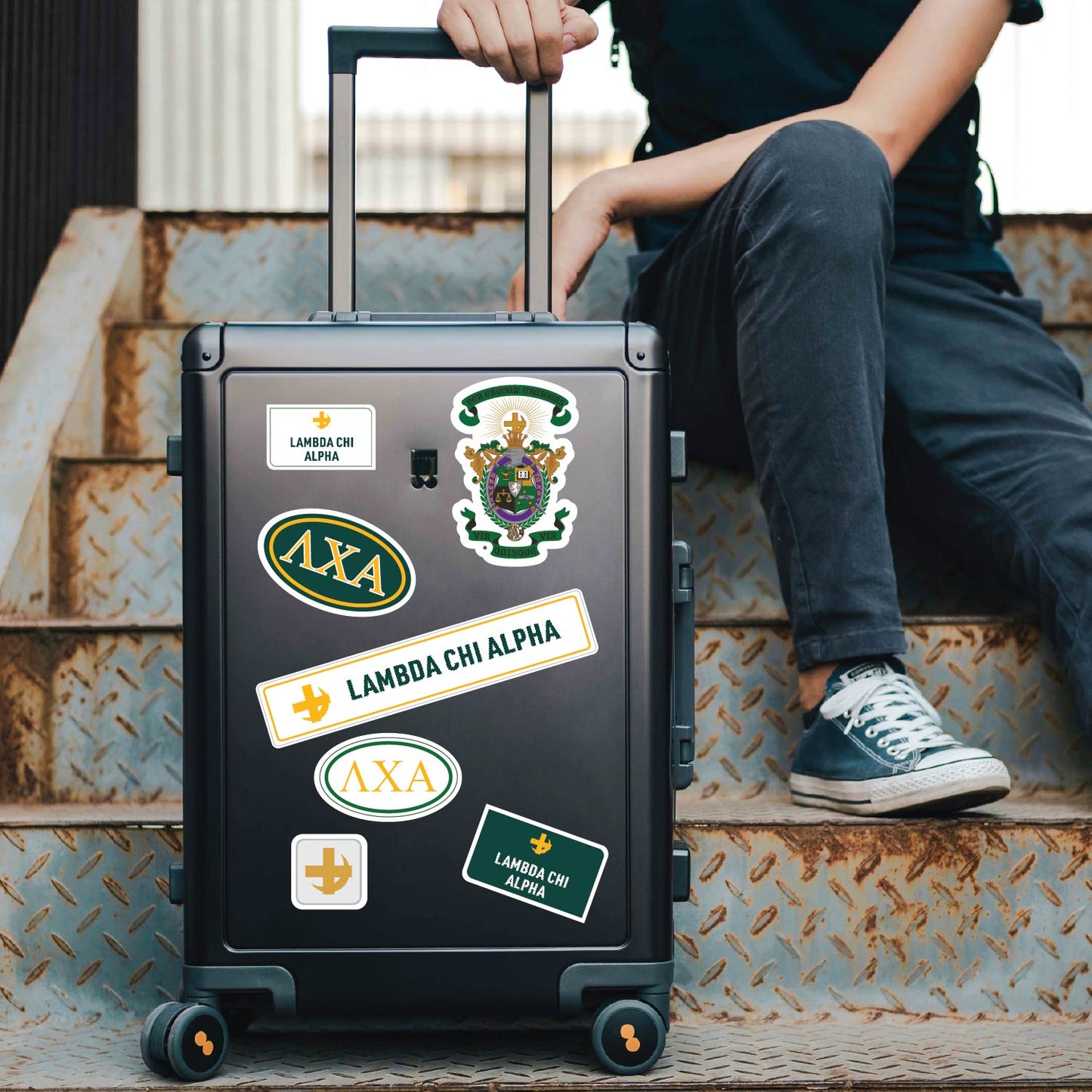 Lambda Chi Alpha Fraternity Sticker Sheet- Brand Focus