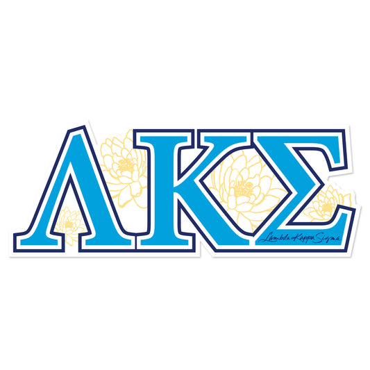 Lambda Kappa Sigma Laptop Jumbo Sticker/Decal