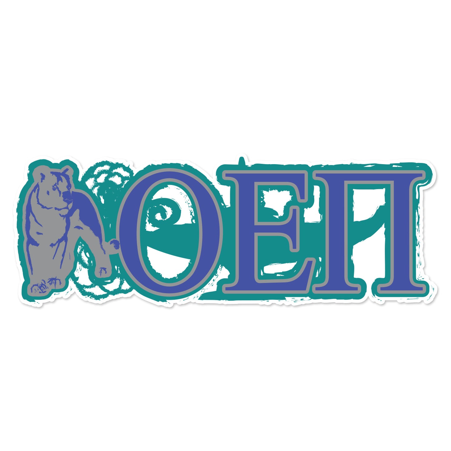 Omicron Epsilon Pi Laptop Jumbo Sticker/Decal