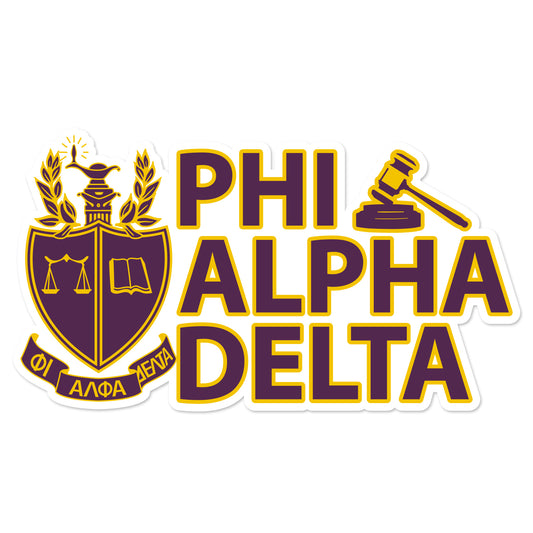 Phi Alpha Delta Laptop Jumbo Sticker/ Decal