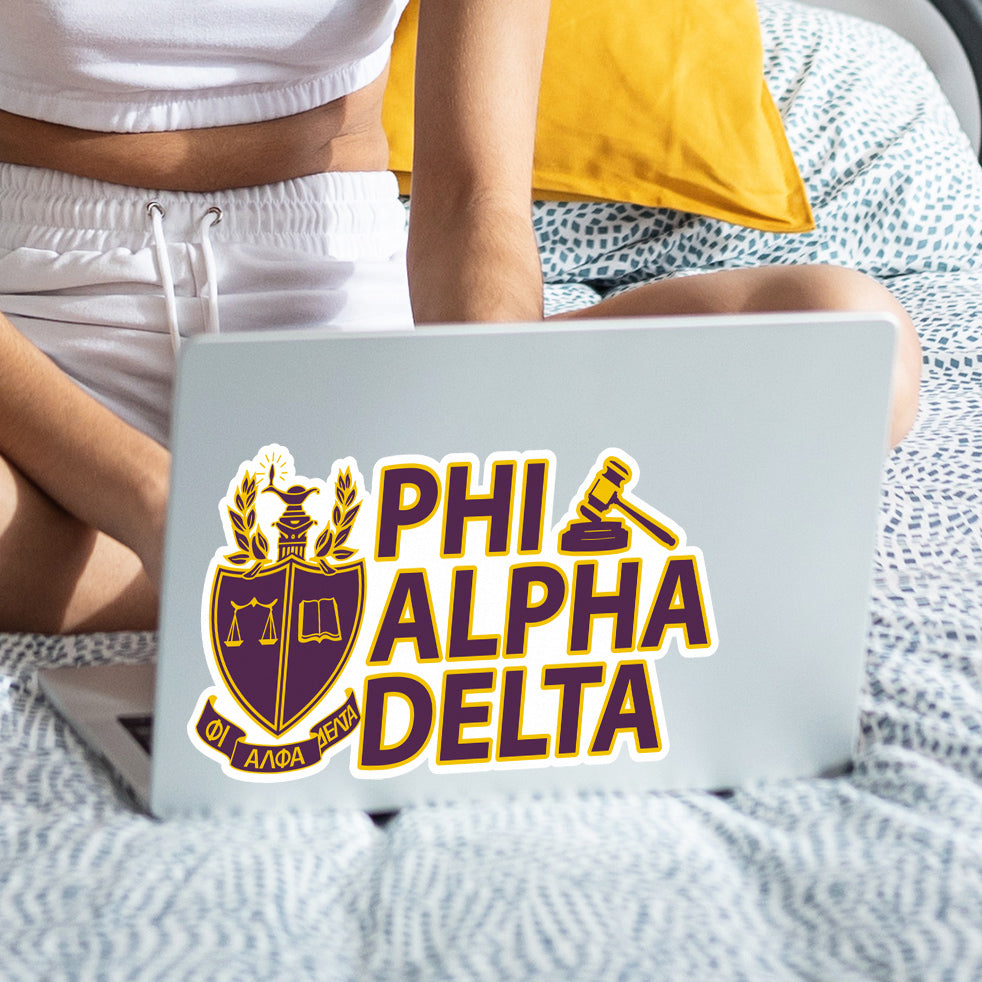 Phi Alpha Delta Laptop Jumbo Sticker/Decal