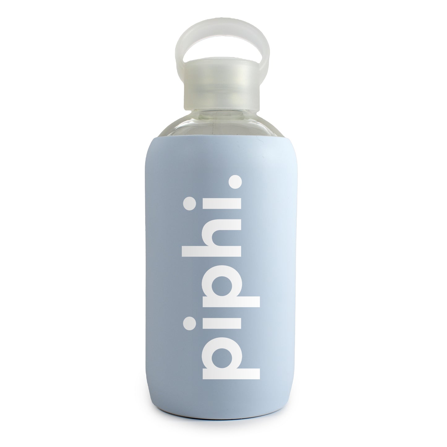 Pi Beta Phi Glass Water Bottle with Silicone Sleeve