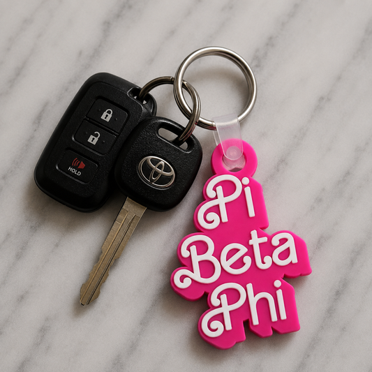 Pi Beta Phi Retro Dolly Keychain