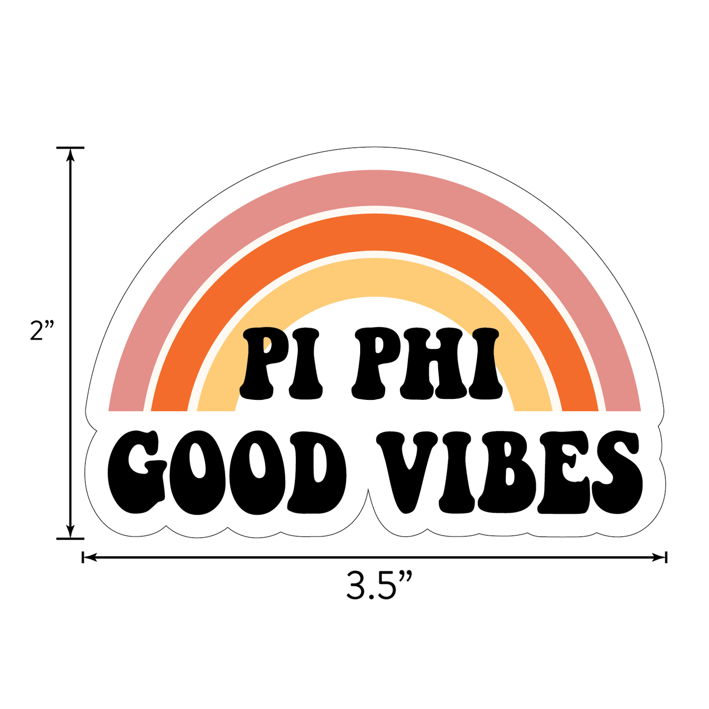 Pi Beta Phi <br> Retro Sticker Sheet