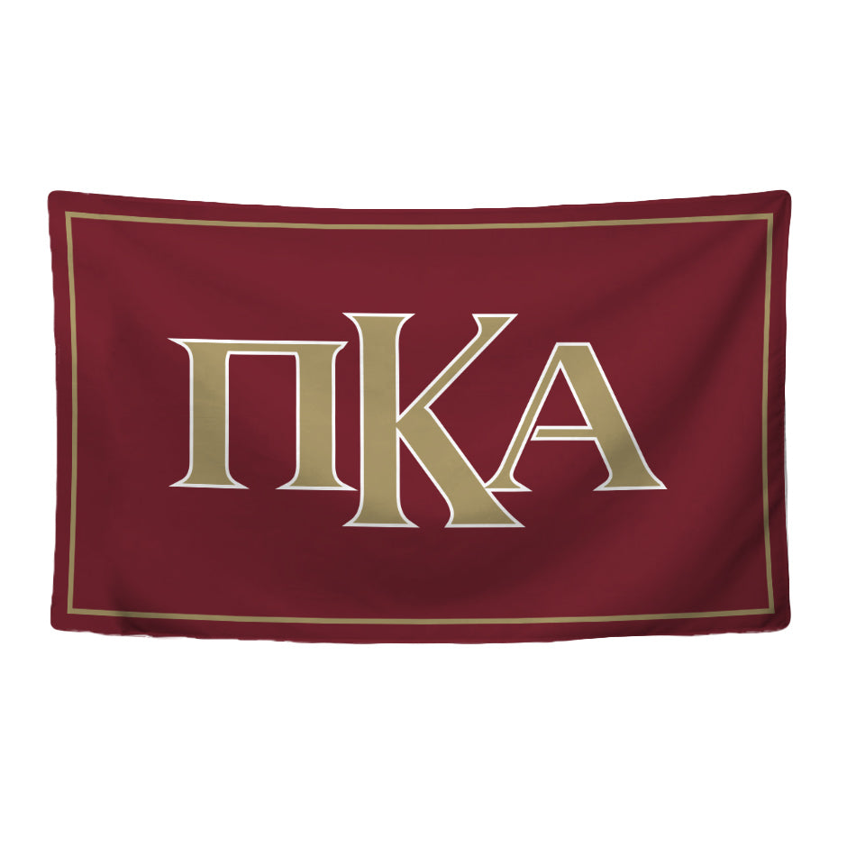 Fraternity Greek Letters Flag, Two-Color Design – SororityShop