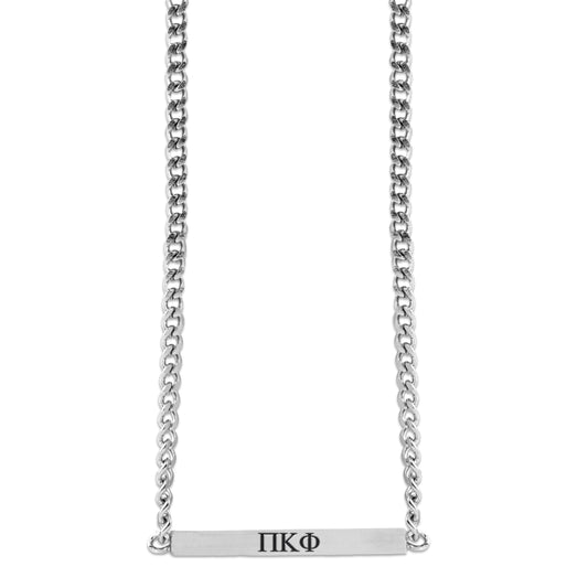 Pi Kappa Phi Fraternity Necklace- Greek Letters Pendant