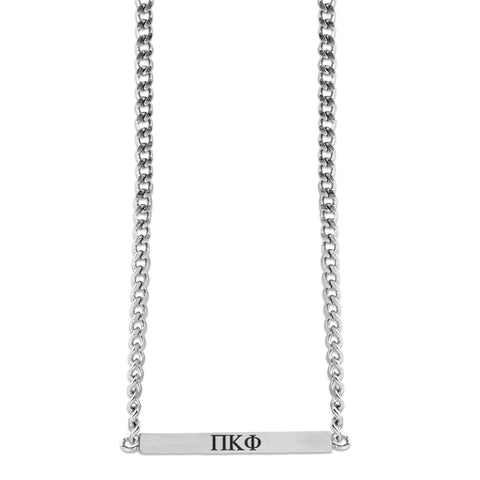 Pi Kappa Phi Fraternity Necklace- Greek Letters Pendant