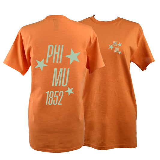 Phi Mu T-Shirt- The Swifties Showgirl Design