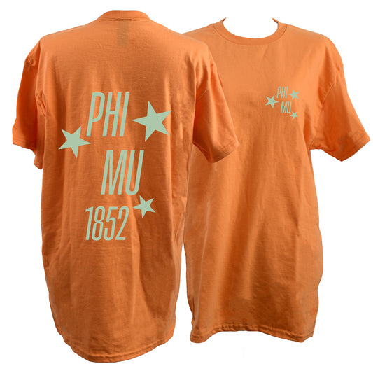 Phi Mu T-Shirt- Showgirl Design