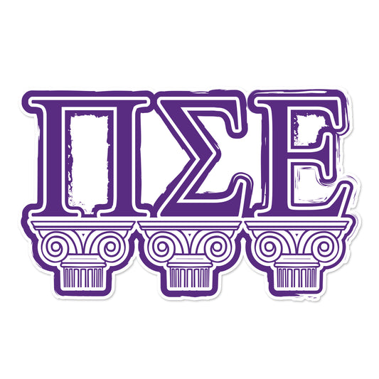 Pi Sigma Epsilon Laptop Jumbo Sticker/Decal