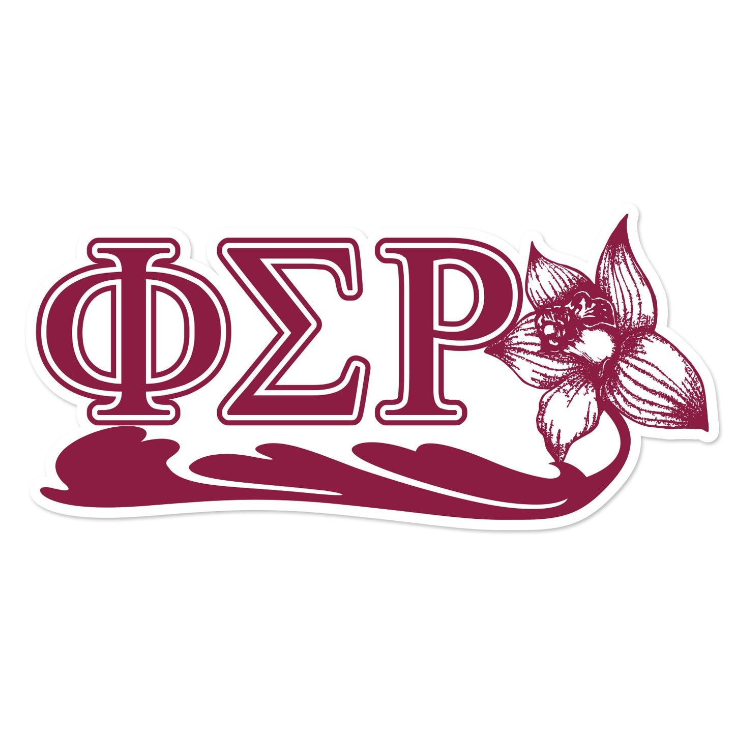 Phi Sigma Rho Laptop Jumbo Sticker/Decal