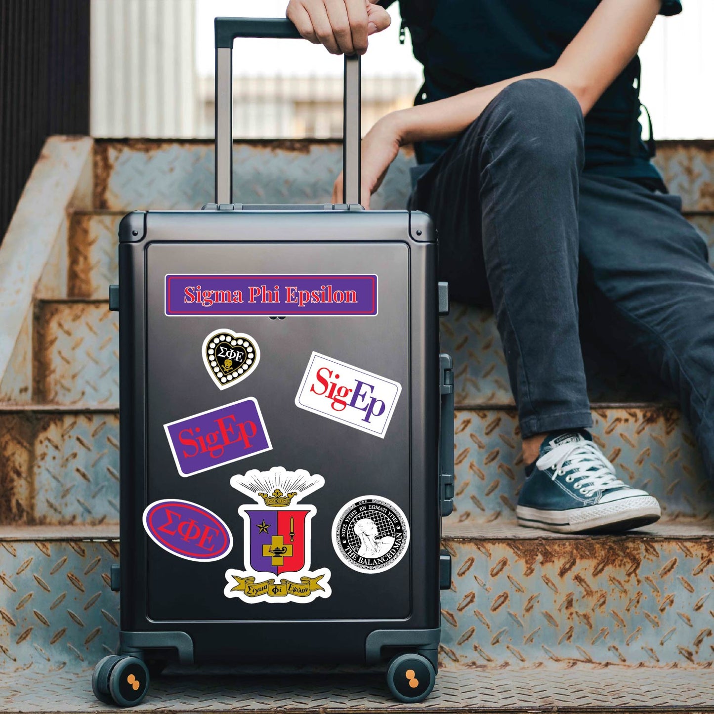Sigma Phi Epsilon Fraternity Sticker Sheet- Brand Focus