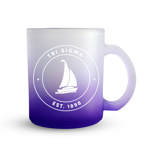 Sigma Sigma Sigma Mug - Ombre Glass