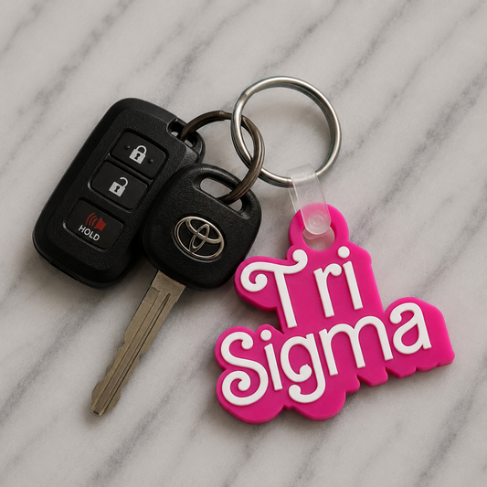 Tri Sigma Retro Dolly Keychain