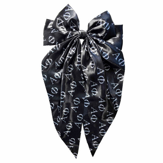 Alpha Phi Greek Letters Hair Bow