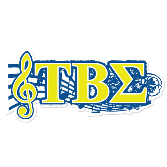 Tau Beta Sigma Laptop Jumbo Sticker/Decal