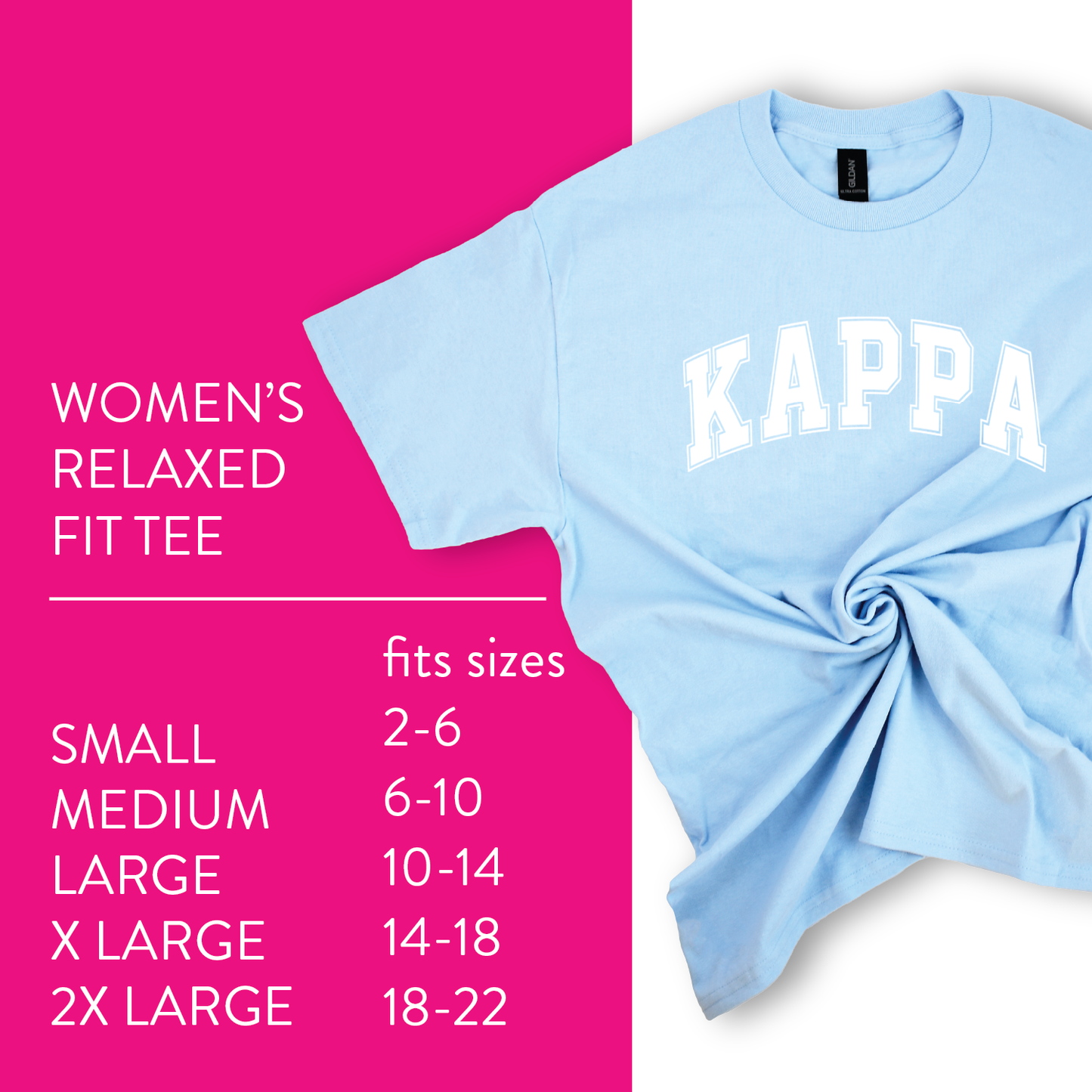 Alpha Delta Pi Sorority T-Shirt- Varsity Design