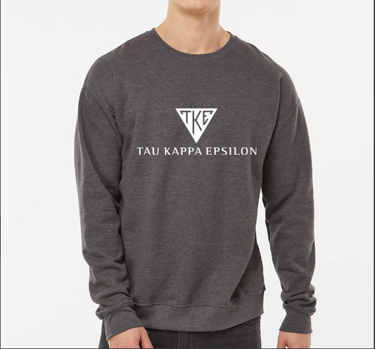 Tau Kappa Epsilon Sweatshirt- Crewneck Fraternity Varsity Letters Design