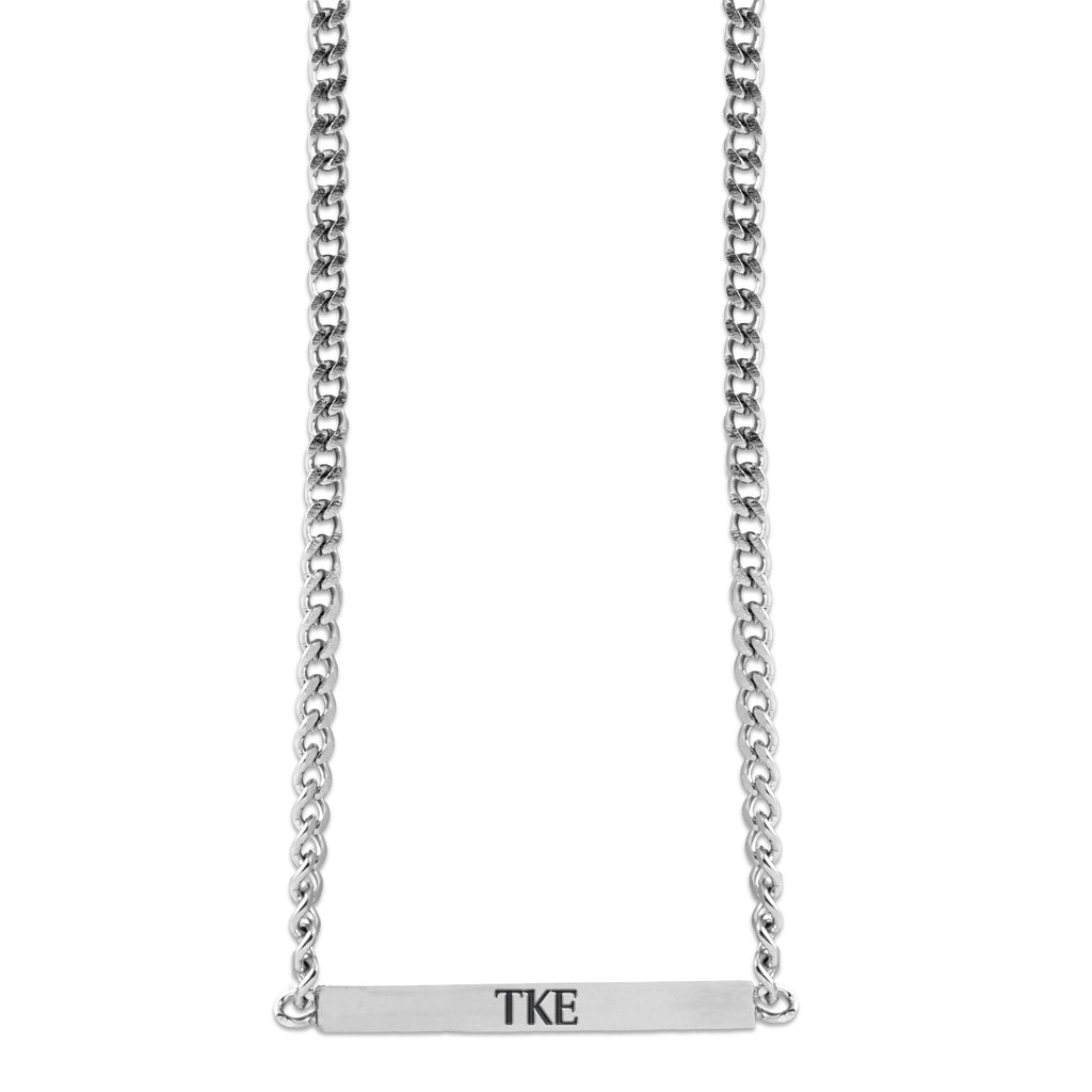 Tau Kappa Epsilon Fraternity Necklace- Greek Letters Pendant