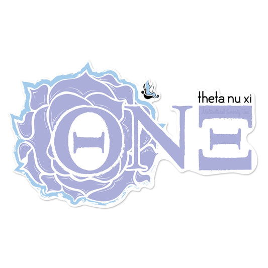 Theta Nu Xi Laptop Jumbo Sticker/ Decal