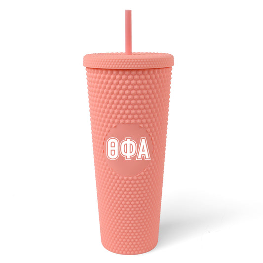 Theta Phi Alpha Studded Tumbler