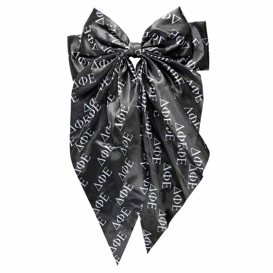 Delta Phi Epsilon Greek Letters Hair Bow