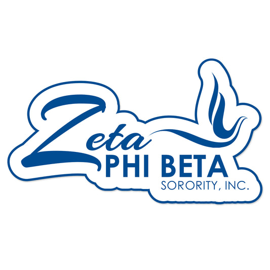 Zeta Phi Beta Sorority, Incorporated Laptop Jumbo Sticker/Decal