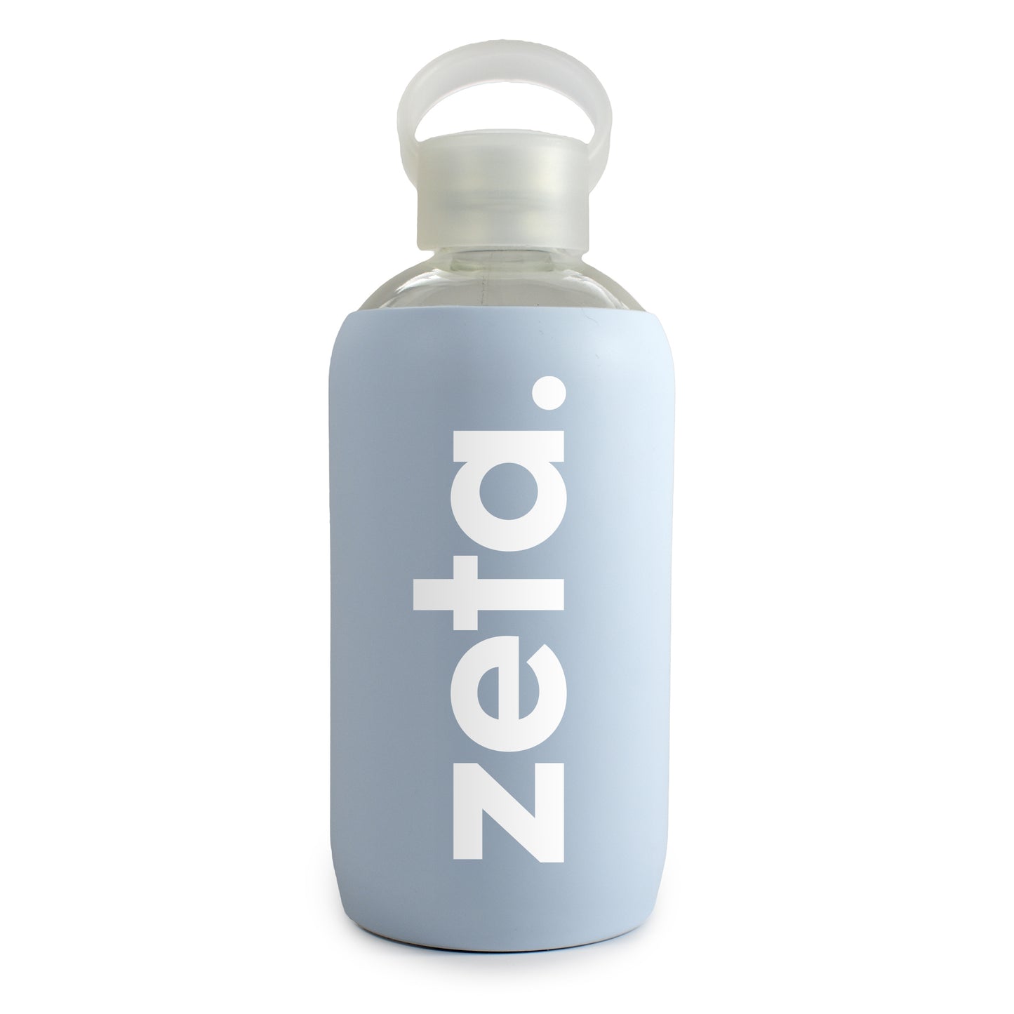 Zeta Tau Alpha Glass Water Bottle with Silicone Sleeve